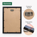 POSTERY• Makima From Chainsaw Man Photo Frame | Power-Chainsaw Man | Framed Poster with a Synthetic Wood Frame | Decorative Artwork for Bedroom, Living Room, Office - 8x12 Inch (A4 Size)