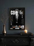 POSTERY• Makima From Chainsaw Man Photo Frame | Power-Chainsaw Man | Framed Poster with a Synthetic Wood Frame | Decorative Artwork for Bedroom, Living Room, Office - 8x12 Inch (A4 Size)