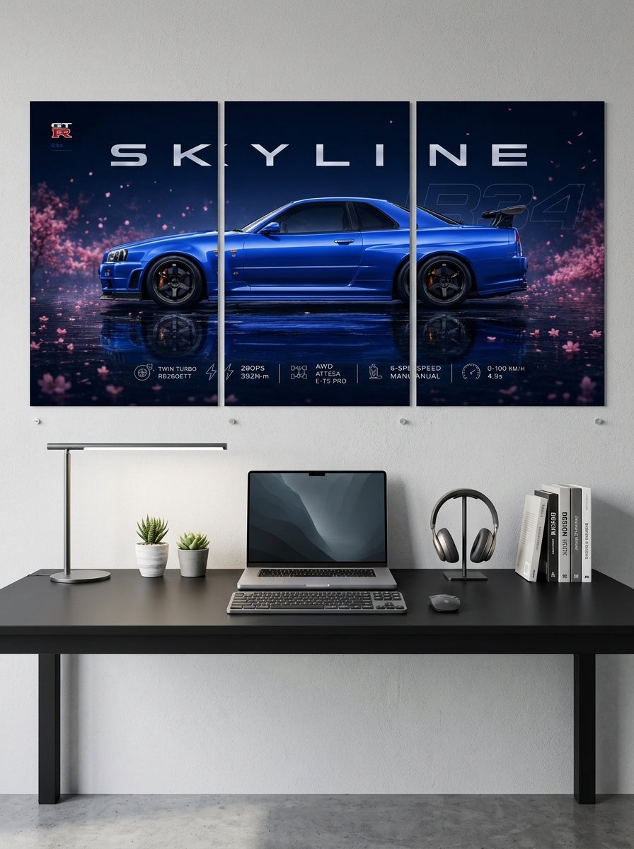 NISSAN GTR SKYLINE | 3 PIECE SET