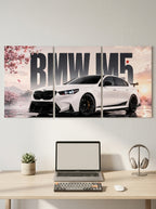 THE BMW M5 | BMW CHERRY BLOSSOM | 3 Piece Split Poster Set