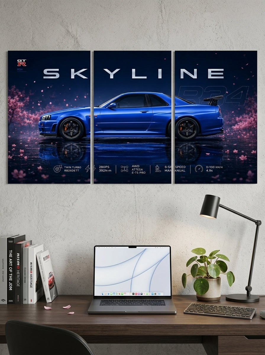 NISSAN GTR SKYLINE | 3 PIECE SET