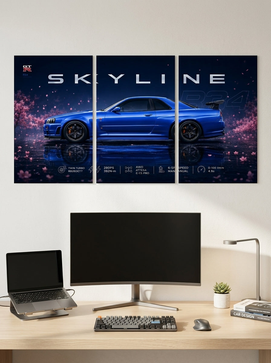 NISSAN GTR SKYLINE | 3 PIECE SET