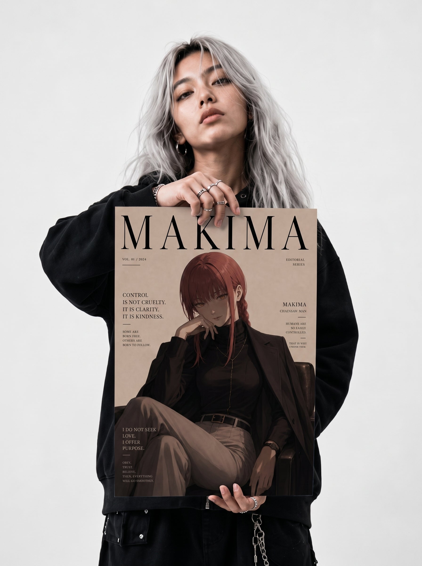 Makima Poster A4 And A3 Size | Graphic Design