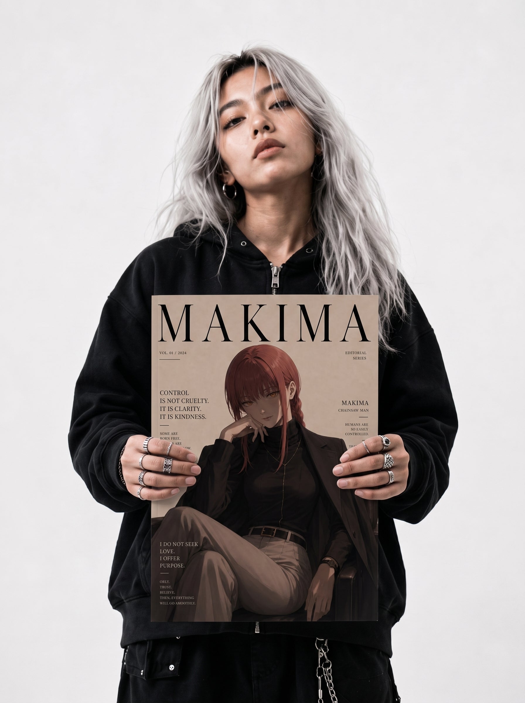 Makima Poster A4 And A3 Size | Graphic Design