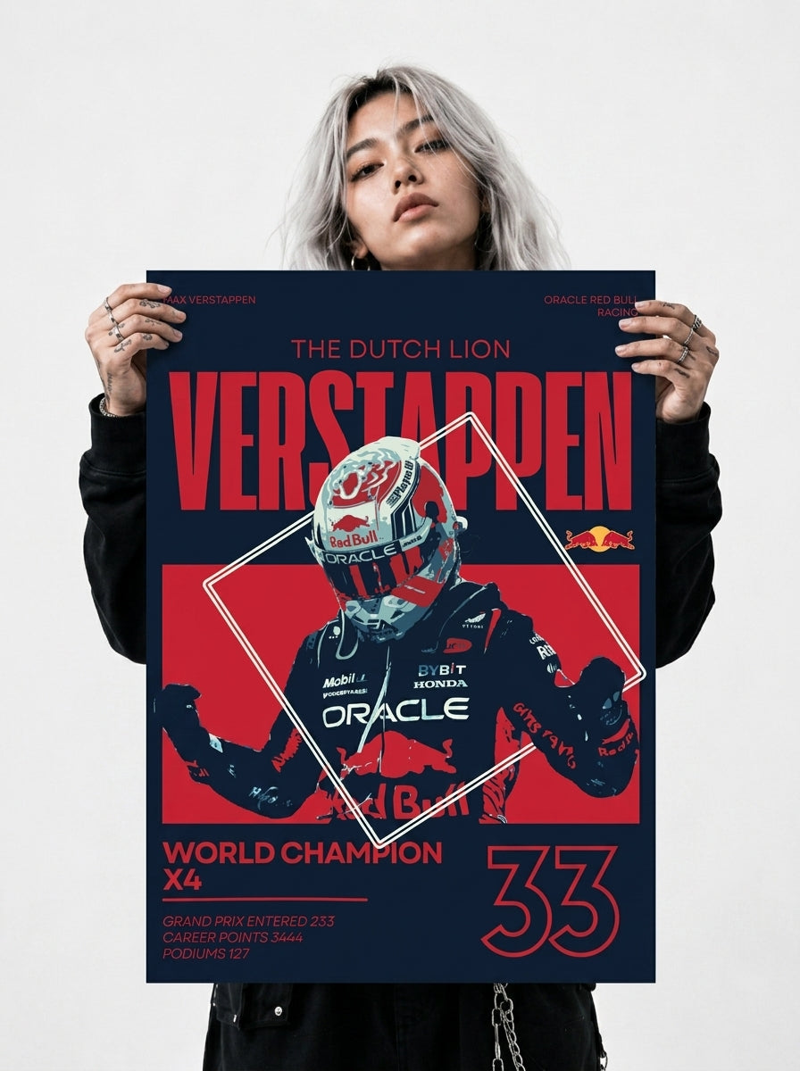 Max Verstappen Poster