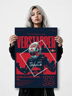 Max Verstappen Poster
