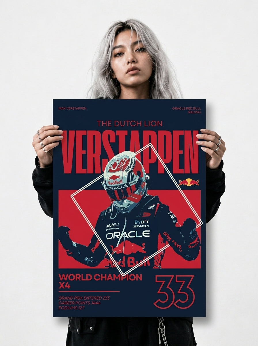Max Verstappen Poster